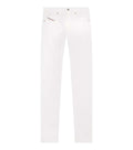 White Slim Solid Jeans 1