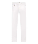 White Slim Solid Jeans 1