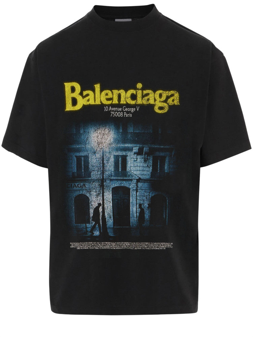 Black Graphic Logo T-Shirt 1