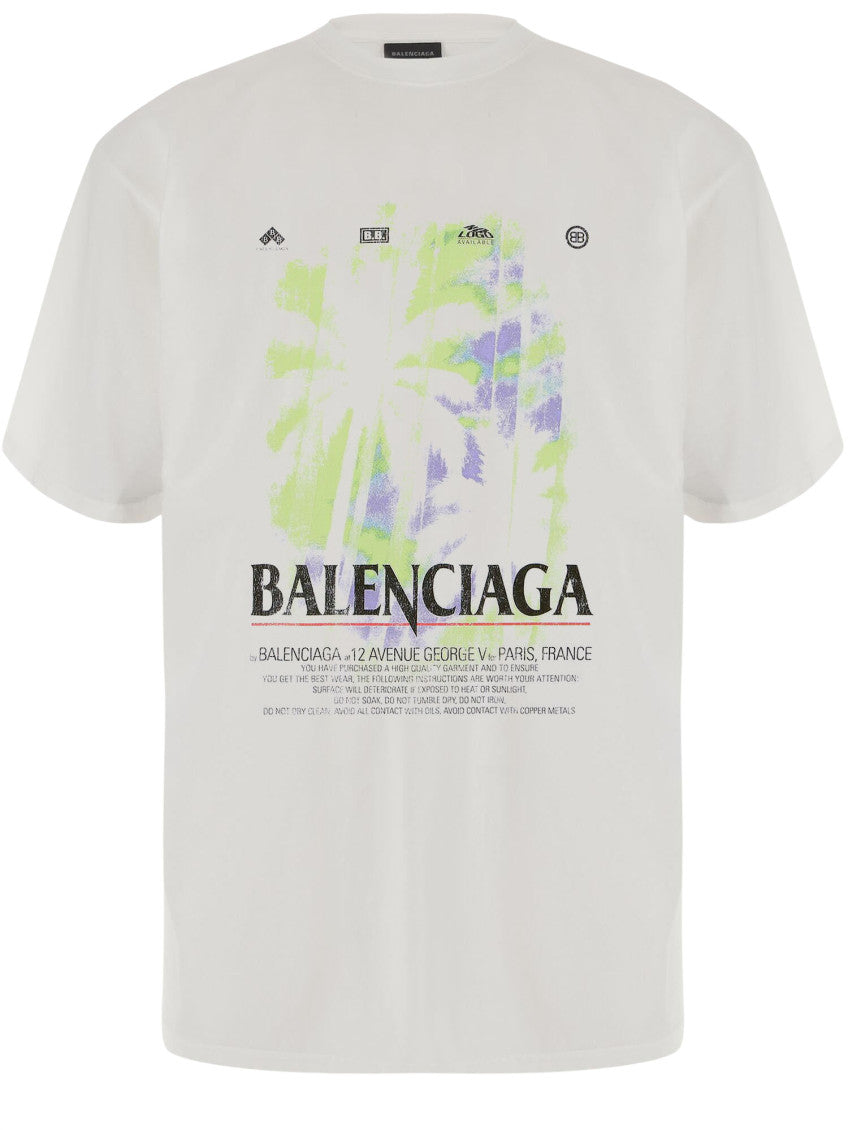 White Graphic Logo T-Shirt 1