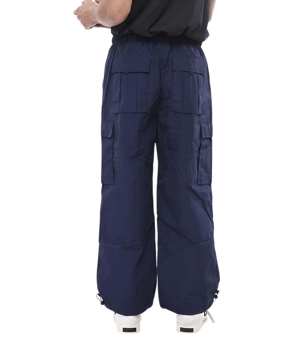 Deep Blue Relaxed Cargo Pants 2