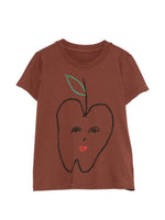 Brown Graphic Crew Neck T-Shirt 1