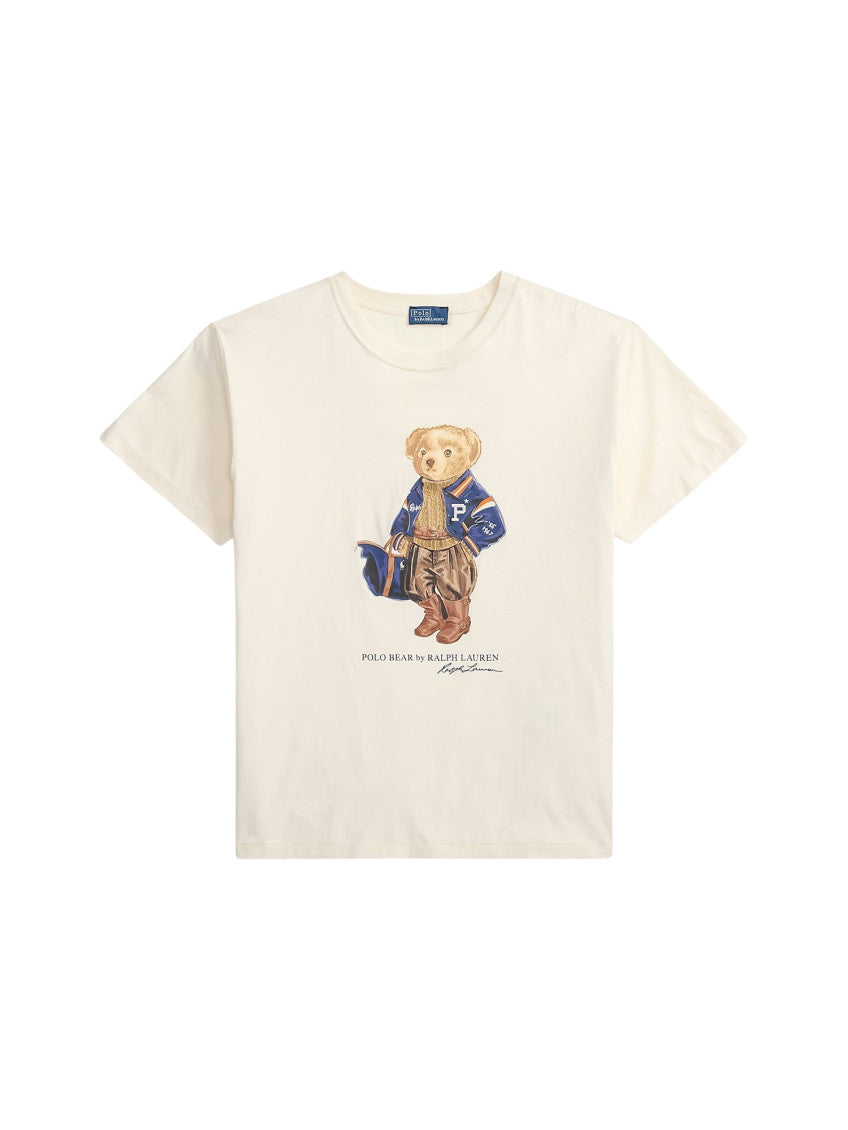 White Graphic Crew Neck T-Shirt 1