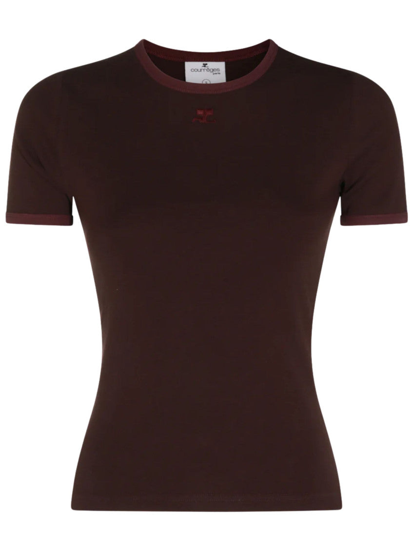 Maroon Crew Neck T-Shirt 1