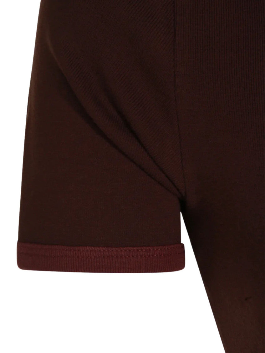 Maroon Crew Neck T-Shirt 4