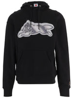 Black Graphic Logo Hoodie 1
