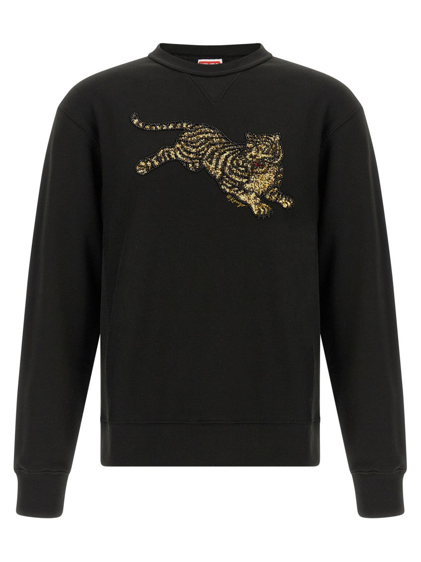 Black Crew Neck Sweatshirt 1