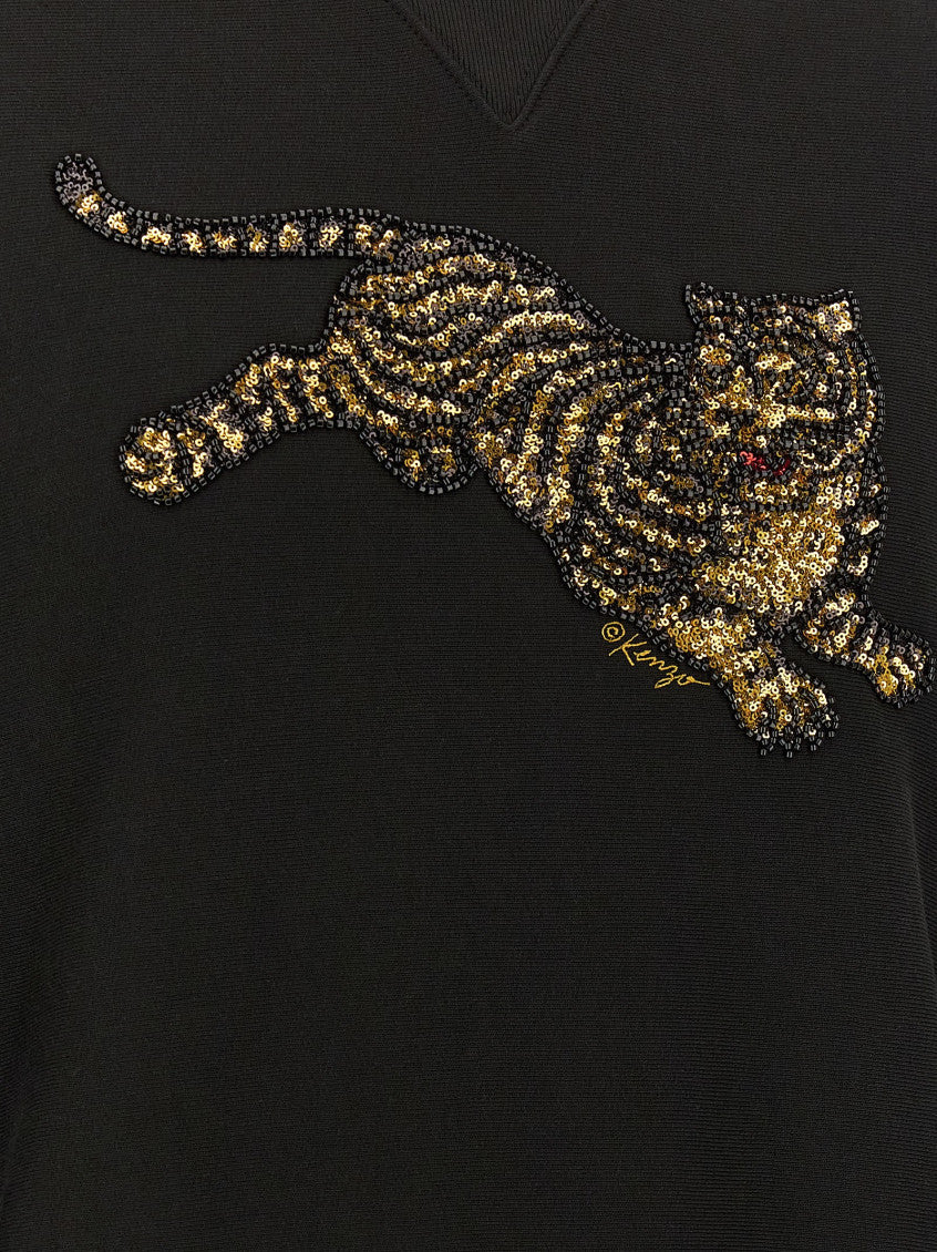 Black Crew Neck Sweatshirt 4