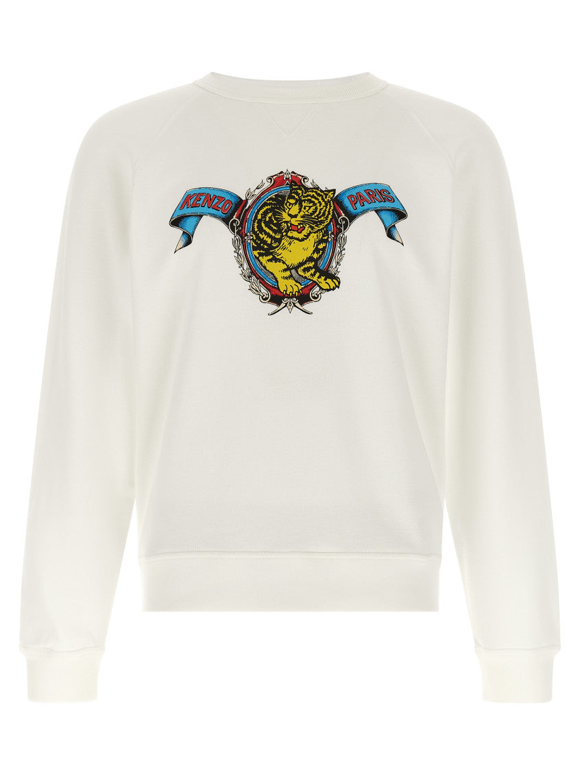 White Crew Neck Sweatshirt 1
