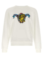 White Crew Neck Sweatshirt 1