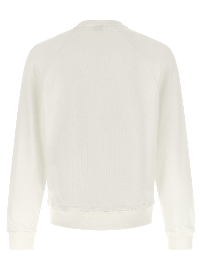 White Crew Neck Sweatshirt 2