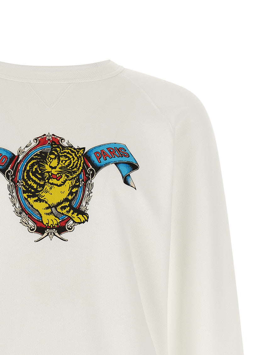 White Crew Neck Sweatshirt 3
