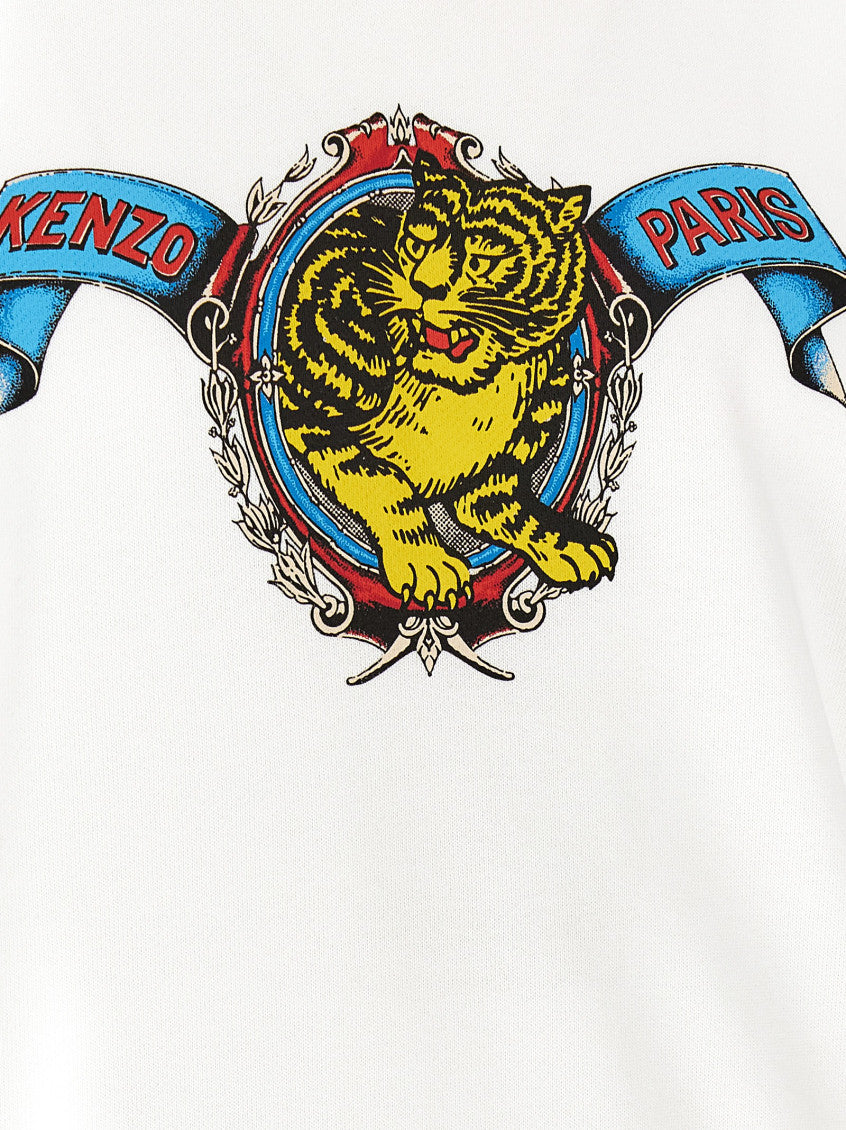 White Crew Neck Sweatshirt 4