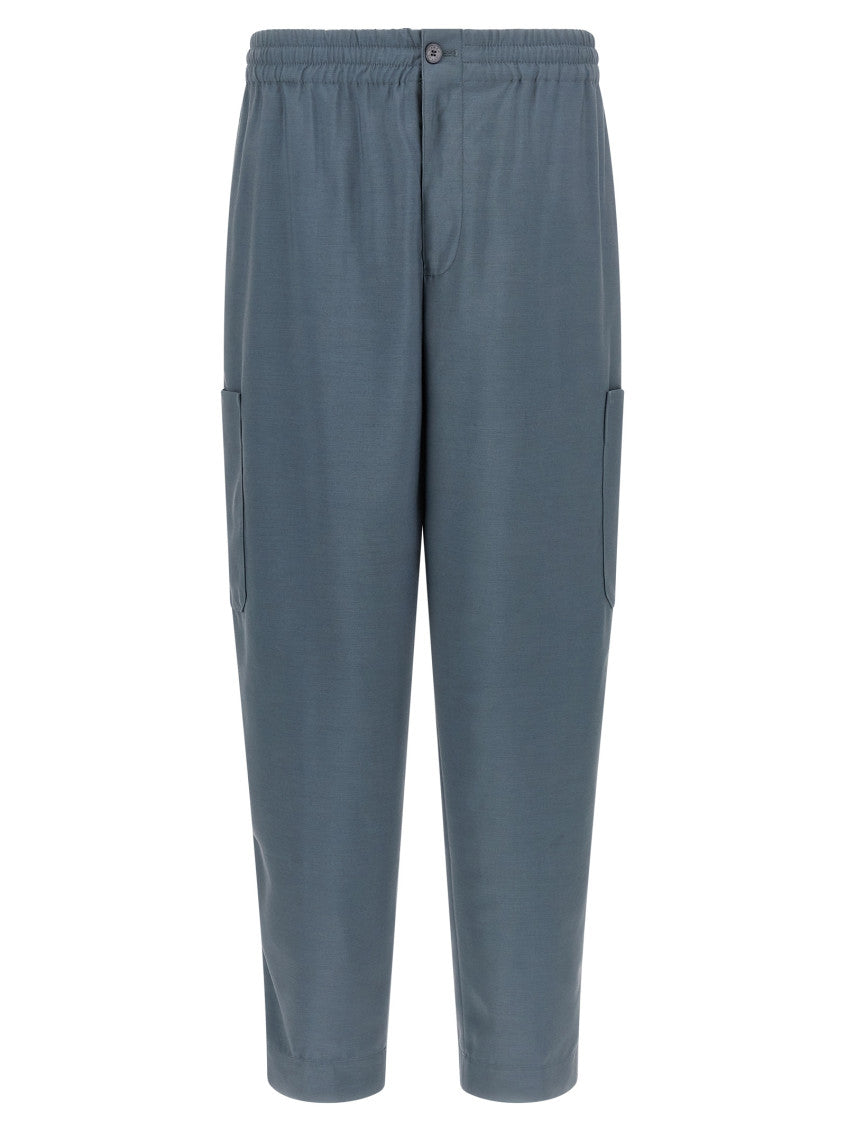 Slate Grey Cargo Joggers 1