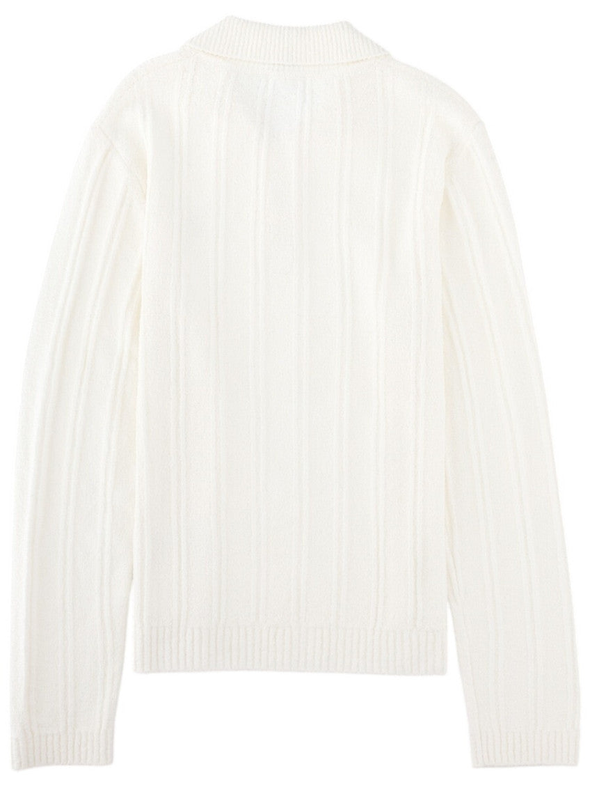 White Full Sleeves Polo 2
