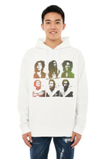 White Relaxed Graphic Hoodie 1