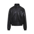 Black Mock Collar Jacket 1