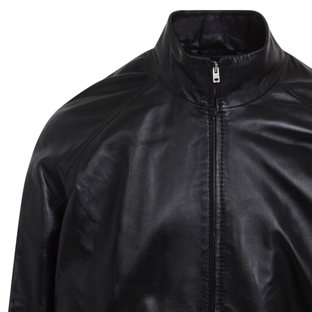 Black Mock Collar Jacket 3