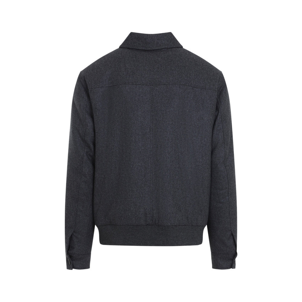 Dark Grey Zip Up Jacket 2