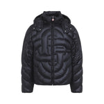 Black Quilted Hood Jacket 1