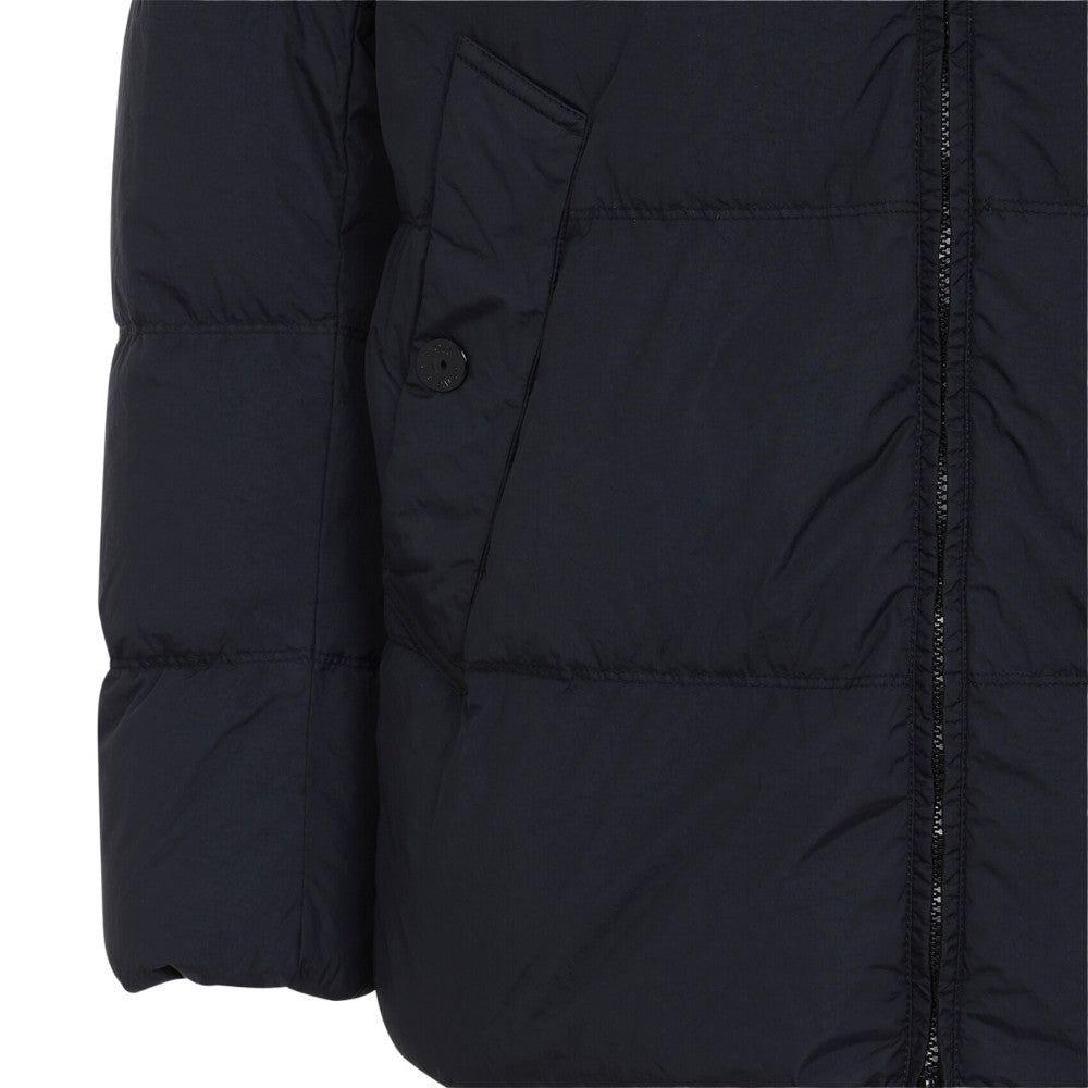 Navy Blue Hood Jacket 3
