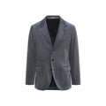 Blue Notched Lapel Blazer 1