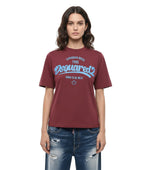 Maroon Graphic Crew Neck T-Shirt 1