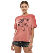 Red Graphic Crew Neck T-Shirt 1