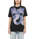 Black Graphic Crew Neck T-Shirt 1