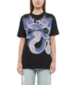 Black Graphic Crew Neck T-Shirt 1