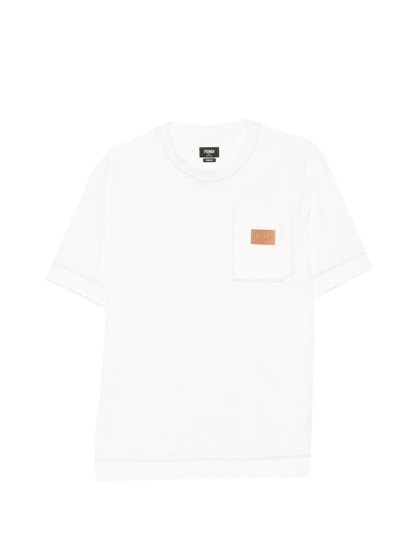 White Regular Logo T-Shirt 1