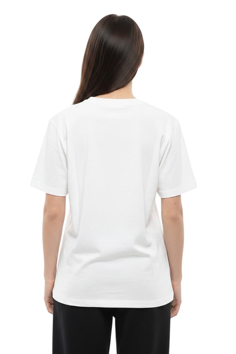 White Graphic Crew Neck T-Shirt 2