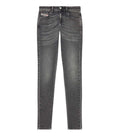 Grey Skinny Mid Rise Jeans 1
