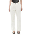 White Regular Mid Rise Jeans 1