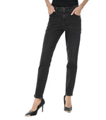 Black Skinny Mid Rise Jeans 1