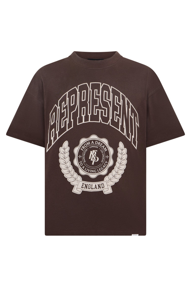 Brown Crew Neck T-Shirt 1