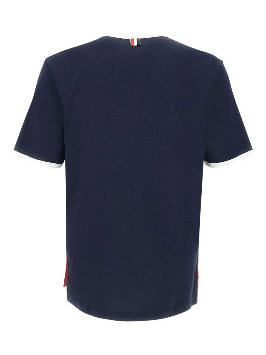 Navy Blue Crew Neck T-Shirt 2
