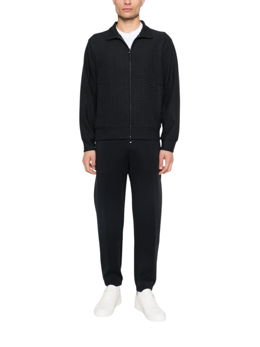 Navy Blue Regular Joggers 2