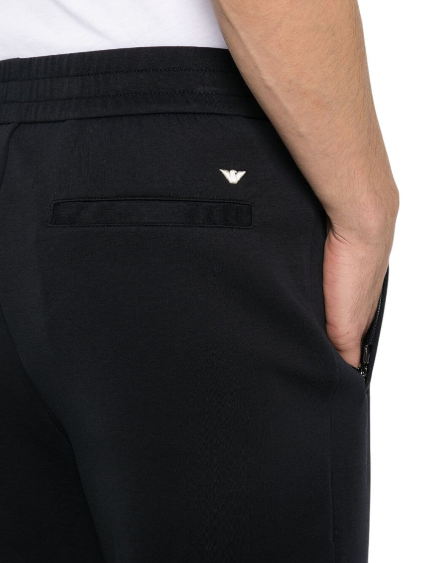 Navy Blue Regular Joggers 4