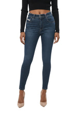 Blue Skinny High Rise Jeans 1