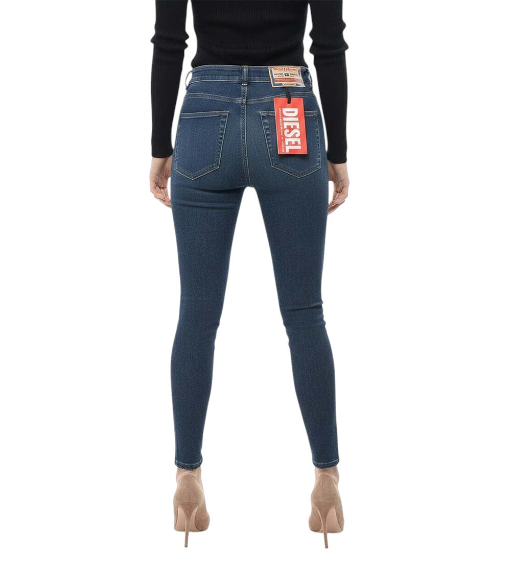 Blue Skinny High Rise Jeans 2