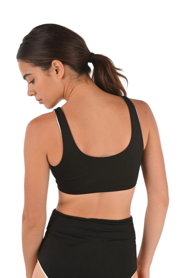 Black Graphic Swimwear 2