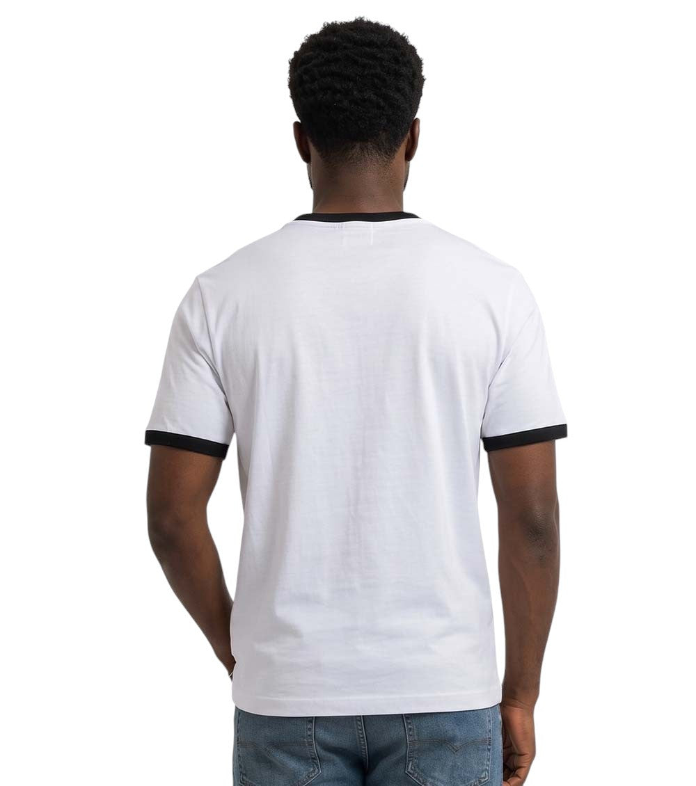White Crew Neck T-Shirt 2