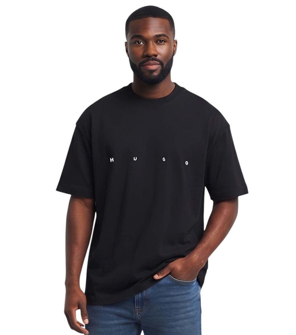 Black Oversized Logo T-Shirt 1