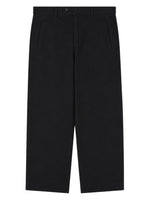 Black Flat Front Trousers 1