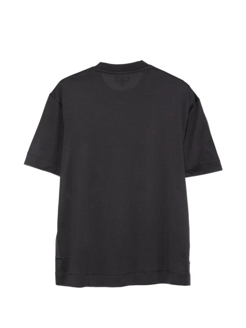 Navy Blue Crew Neck T-Shirt 2
