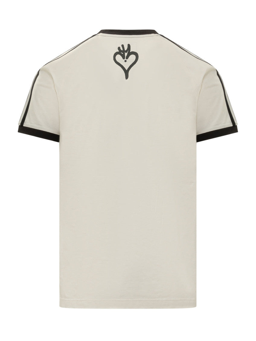 White Crew Neck T-Shirt 2