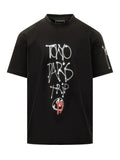 Black Graphic Crew Neck T-Shirt 1