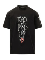 Black Graphic Crew Neck T-Shirt 1