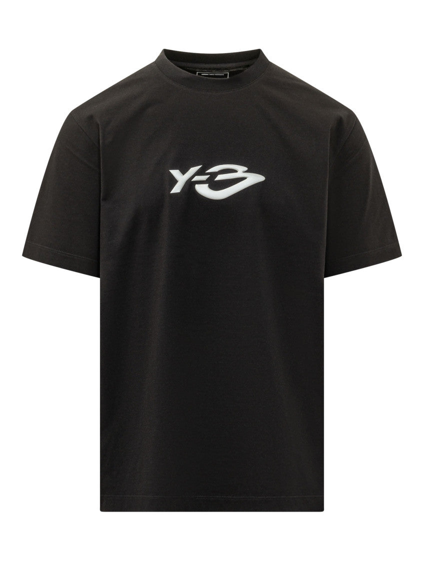 Black Logo Crew Neck T-Shirt 1